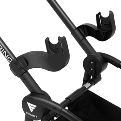 Детская прогулочная коляска Emmet Offspring OFS-01 Чёрный / (Black)