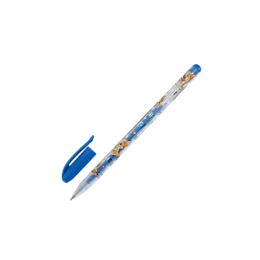 Ручки гелевые набор 6 шт. BRAUBERG KIDS CUTE ANIMALS корпус с печатью, узел 1 мм, линия письма 0,7 м