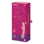Вибратор-массажер Satisfyer Triple Lover розовый