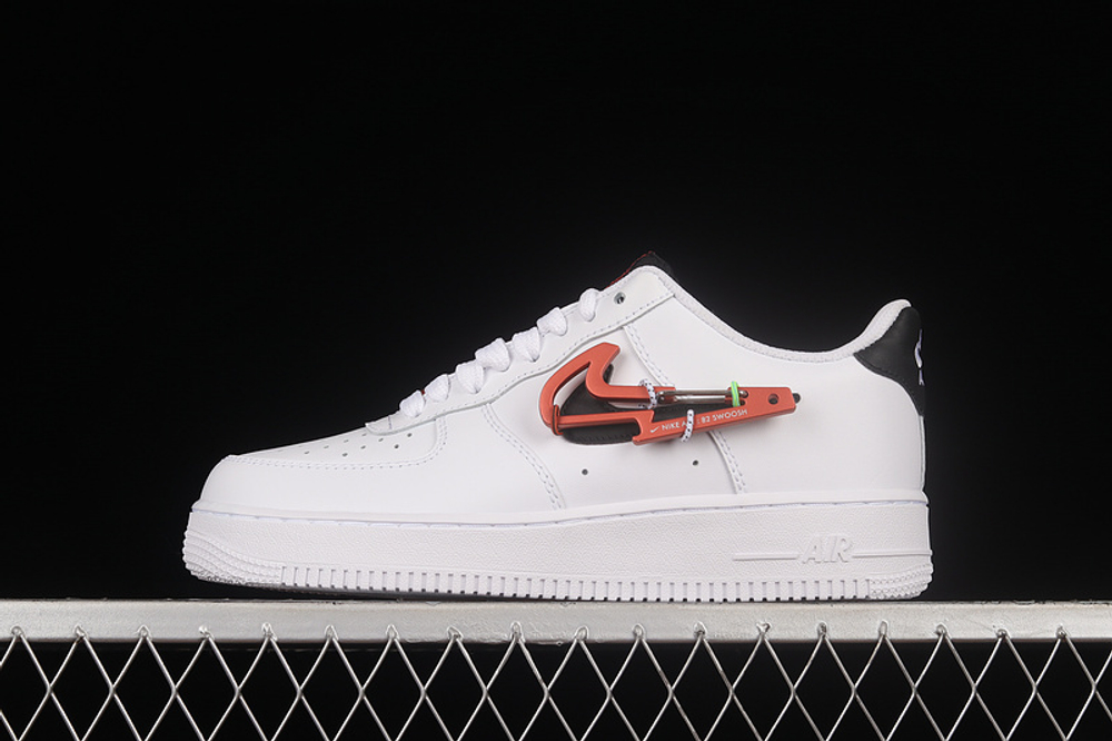 Nike air force red swoosh hotsell