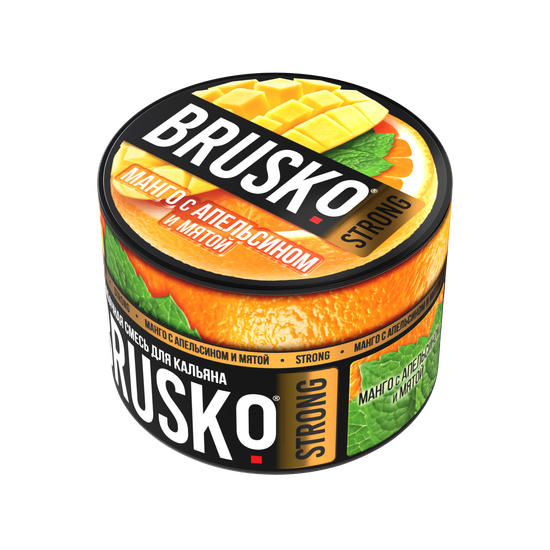 Brusko ( Манго c апельсином и мятой) Strong 50 г