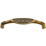 Ручка-скоба 128мм, отделка бронза "Валенсия" купить с доставкой Казахстан