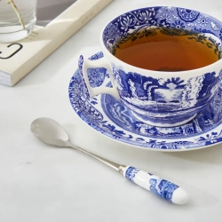 Spode Набор из 6 итальянских ложек синего цвета, 15 см.