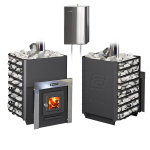 Дровяная печь для бани ЕРМАК 20 Сетка Классика