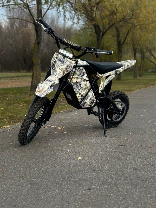 Электропитбайк IKINGI S9 MINI (48V/25Ah) - Камуфляж фото №1