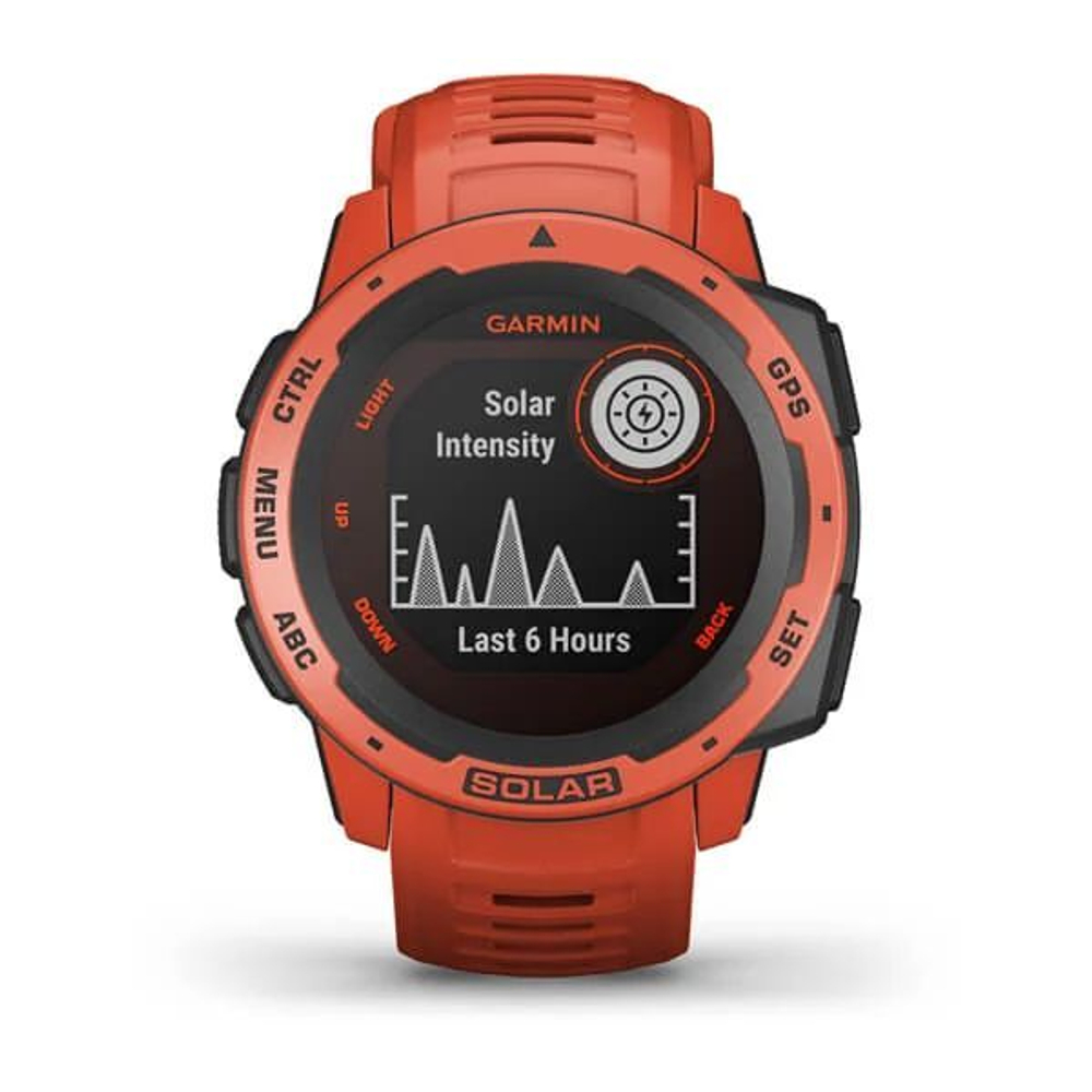Умные часы Garmin Instinct Solar Flame Red, 010-02293-20