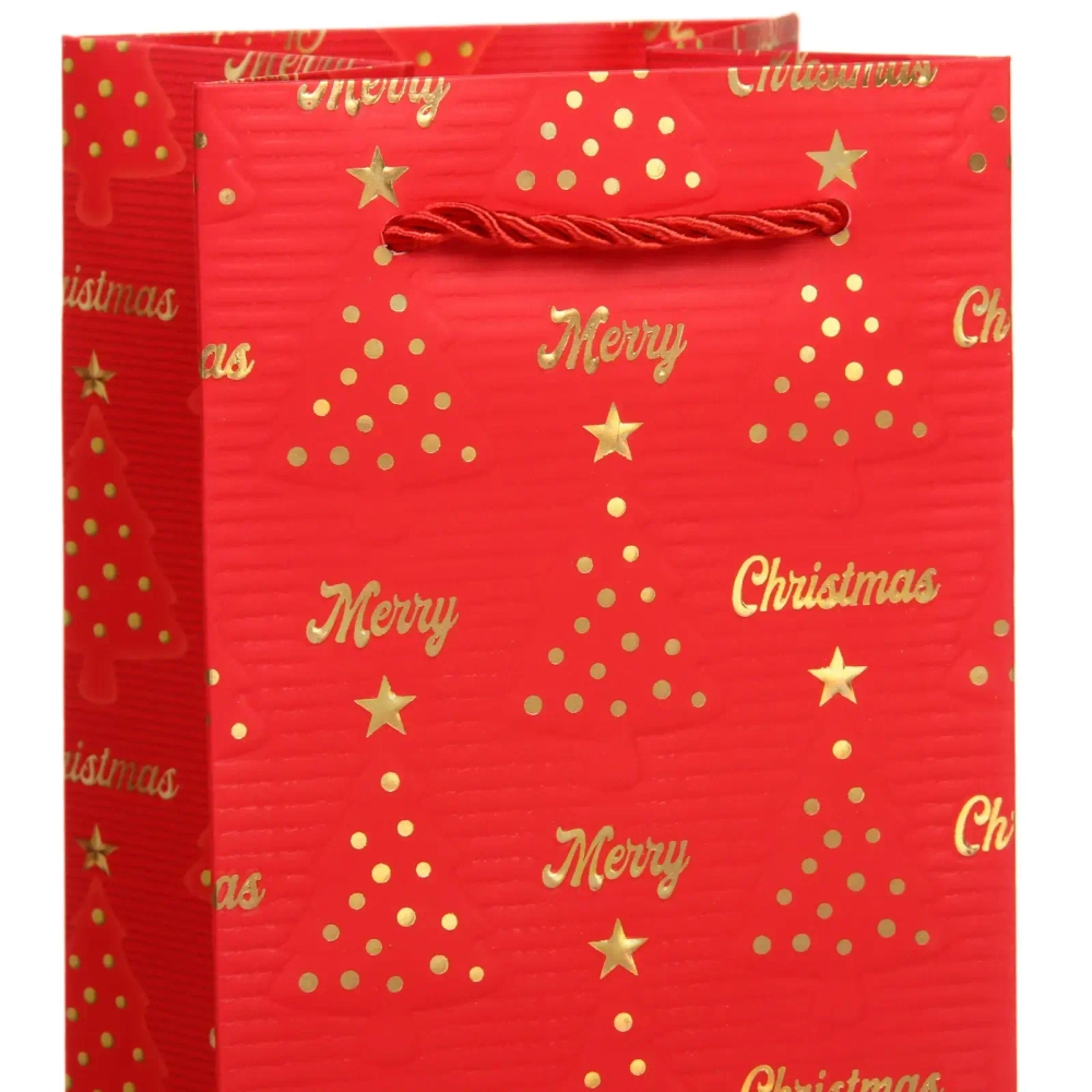 Пакет под бутылку «Волшебная сказка» 11*38*11 см, микс