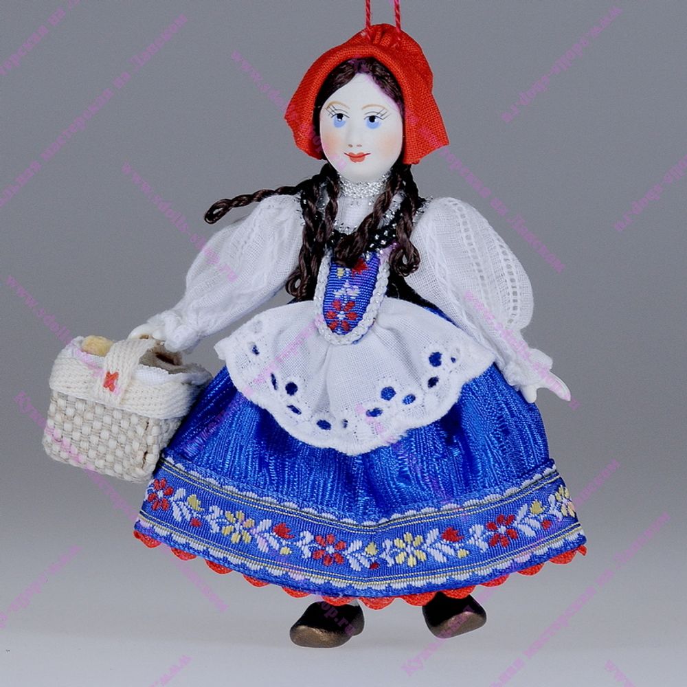 Ёлочная игрушка Красная шапочка