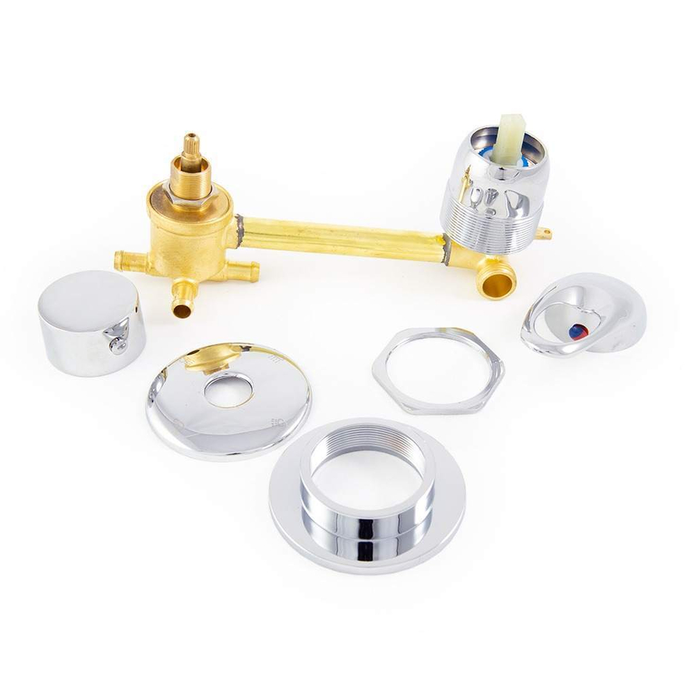 Смеситель для душевой кабины с переключателем на 4 режима 150мм под хомут