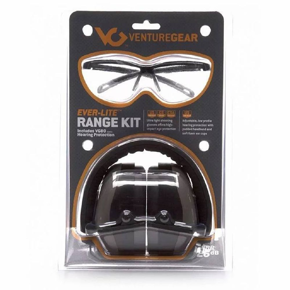Наушники + очки Pyramex Venture Gear EverLite Range Kit VGCOMBO8610 NRR 25 ДБ