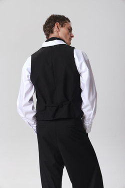 Жилет мужской оверсайз, черный