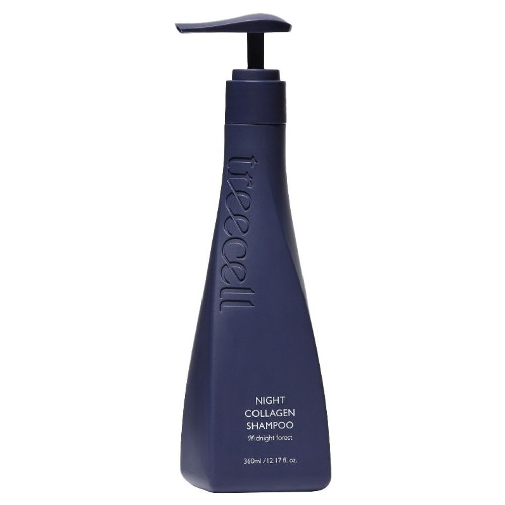 TREECELL  Ночной шампунь для волос с коллагеном Полночь в лесу - Night Collagen Shampoo Midnight Forest,520мл