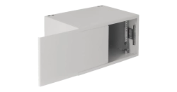 Настенный антивандальный шкаф пенального типа, 7U, Ш520хВ320хГ400мм, серый