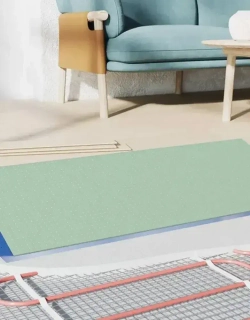 Подложка-Гармошка 1.5мм под ламинат LVT зеленая, 1,05х0,5м/уп.10,5кв.м.