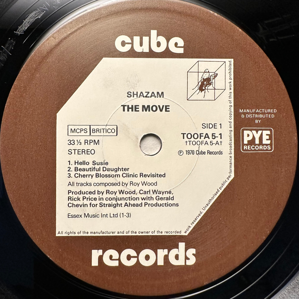 The Move - Shazam / Move 2LP (Англия 1972г.)