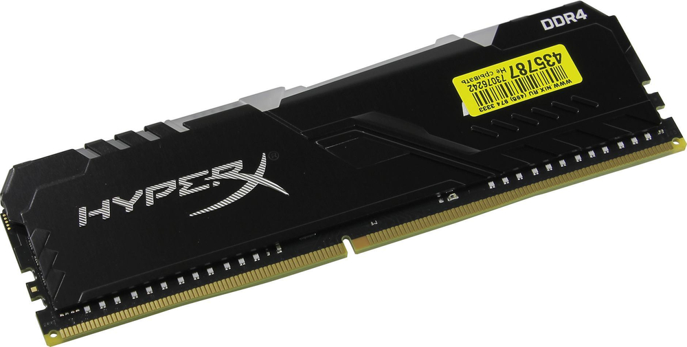 Модуль памяти Kingston HyperX Fury DDR4 DIMM 8Gb PC4-27700 CL16