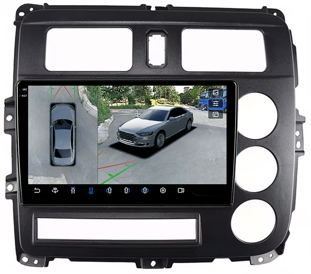 Магнитола для Sollers Argo 2022-2024+ - FarCar BX9-360-9602 монитор 9.5" 2K QLED на Android 13, 6Гб+128Гб, CarPlay, 4G SIM-слот, 4 камеры в комплекте