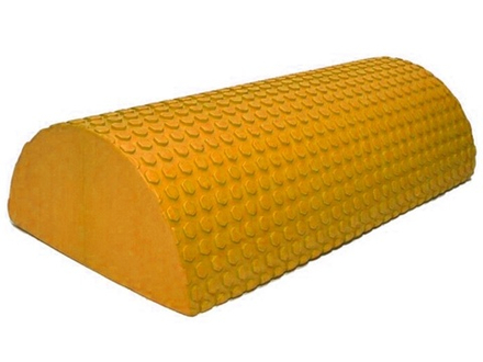 Полувалик для фитнеса и йоги GO DO :30СМ-D  (Оранжевый)