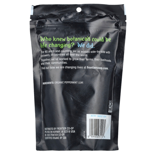 Frontier Co-op, органические листья перечной мяты, 58 г (2,05 унции)
