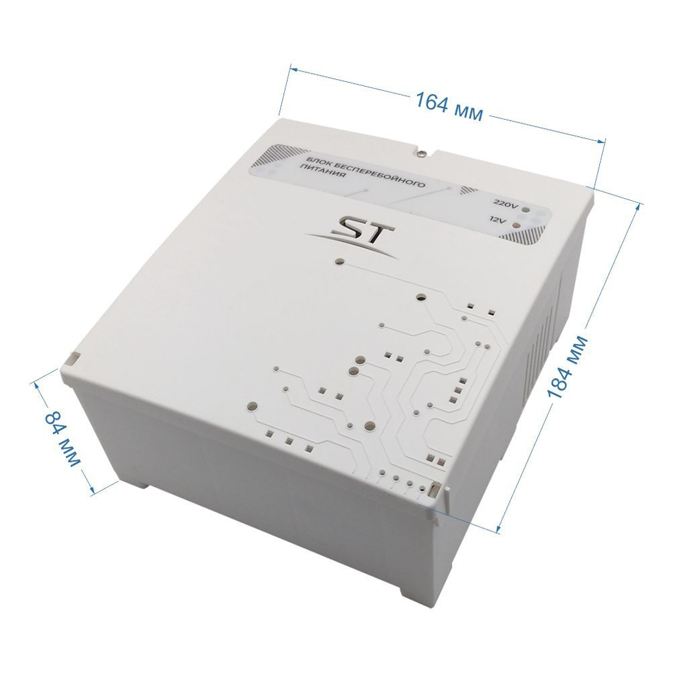 ST-ББП-20 (версия 3) 12В/2А Блок питания бесперебойный с защитой аккумулятора