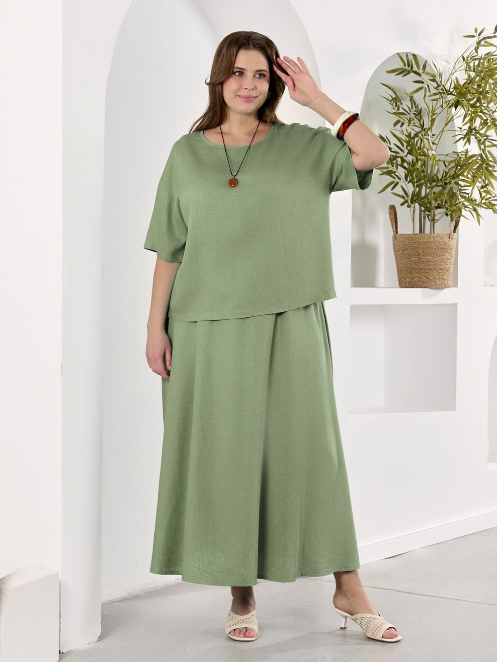 Блузка Камео-4 Виотекс ХАКИ