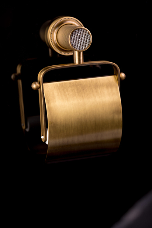 Boheme Полотенцедержатель кольцо ROYALE CRISTAL BLACK BR