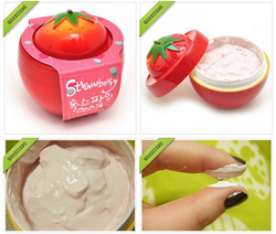 Baviphat New Tree Strawberry All-In-One Pore Pack маска-скраб с экстрактом клубники для очищения пор