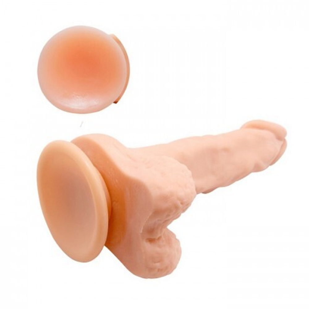 Реалистичный вибратор с пультом на проводе Barbara (22 см)