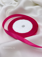Атласная лента фуксия