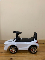 84514/Каталка-автомобиль "SuperCar" -4 со звуковым сигналом (белая)/5