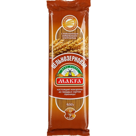 Спагетти Макfa Цельнозерновые 500 гр