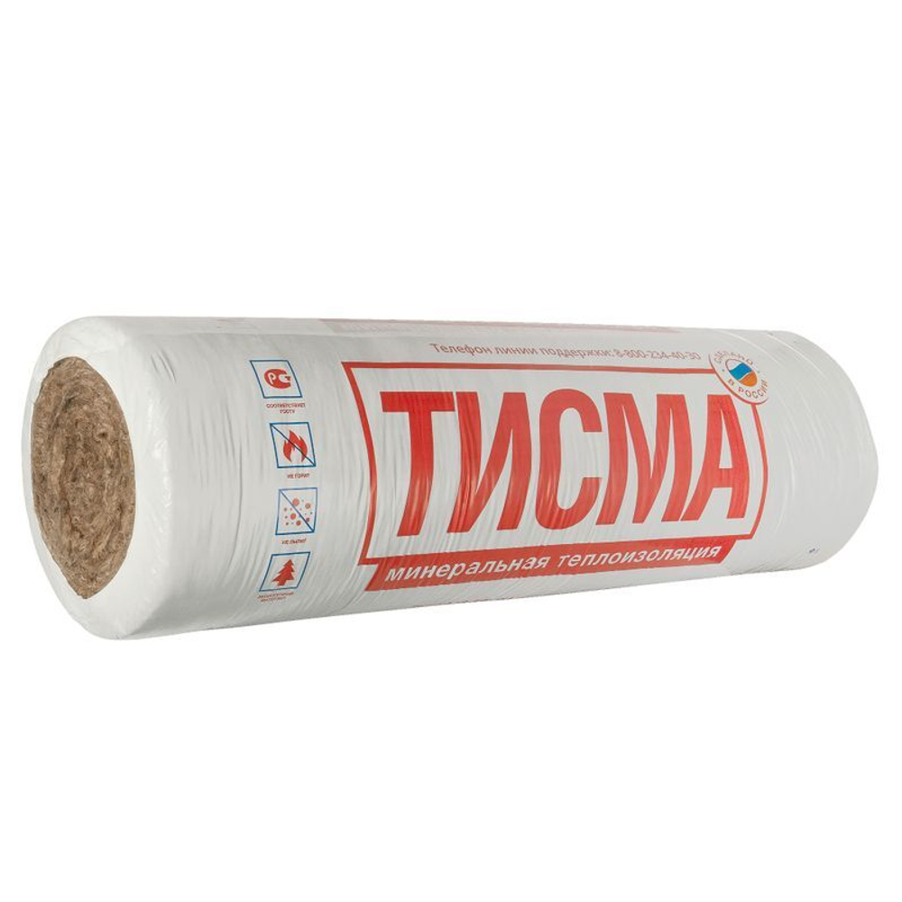 Утеплитель 8300х1200х50мм Тисма λ44 20м²
