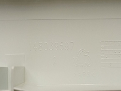 IWUB4085CIS кт59 Крышка дозатора порошка для стиральной машины Indesit 148039597 б/у