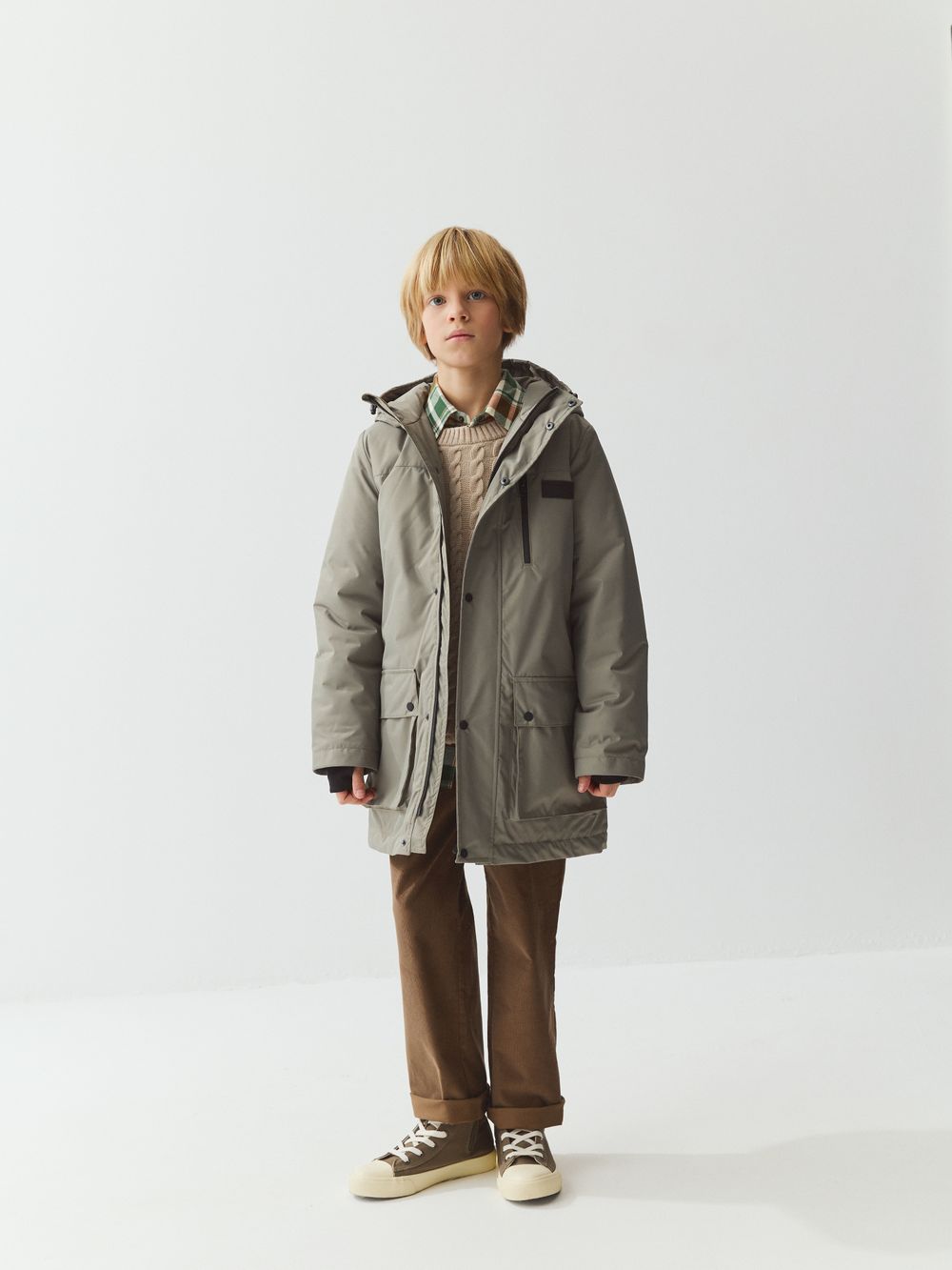 Парка демисезонная "Олива" 7+