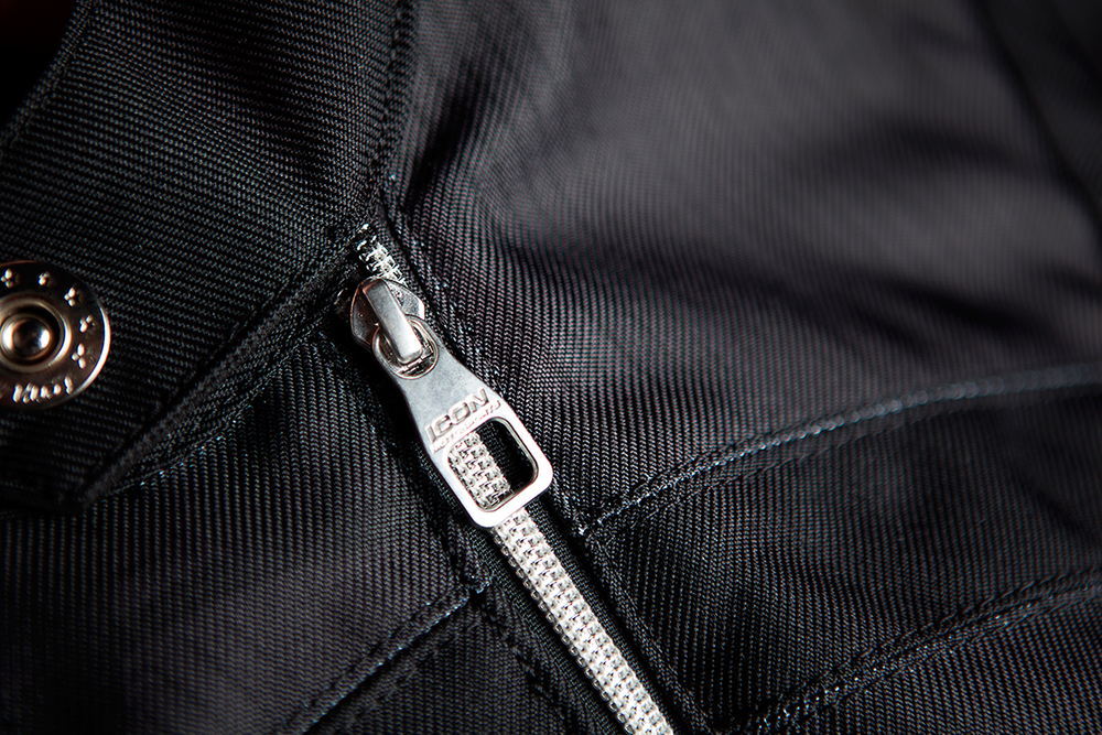 Мотокуртка - ICON HELLA 2 (женская, текстиль, черная)