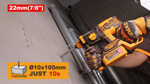 Аккумуляторный бесщеточный перфоратор SDS-Plus INGCO CRHLI212282 INDUSTRIAL 20 В 2 Дж 2x4 Ач