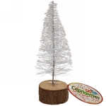 Ёлка декоративная «Зимние морозы» 17 см, белый