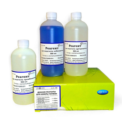 Реагент ДИАХИМ д/подсчета клеток в камере Горяева, 3х500мл, набор.