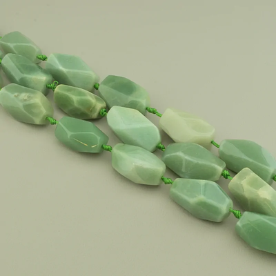 Нитка Нефрит 42 см. (Без замка)