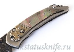 Нож Fairall Bradford Black Pearl Persian Auto Custom Protoфотография - 3