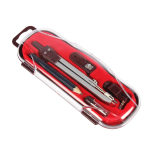 Циркуль 2 в 1: металл. циркуль+стержни и насадка под карандаш+карандаш, с точилкой, С-30659