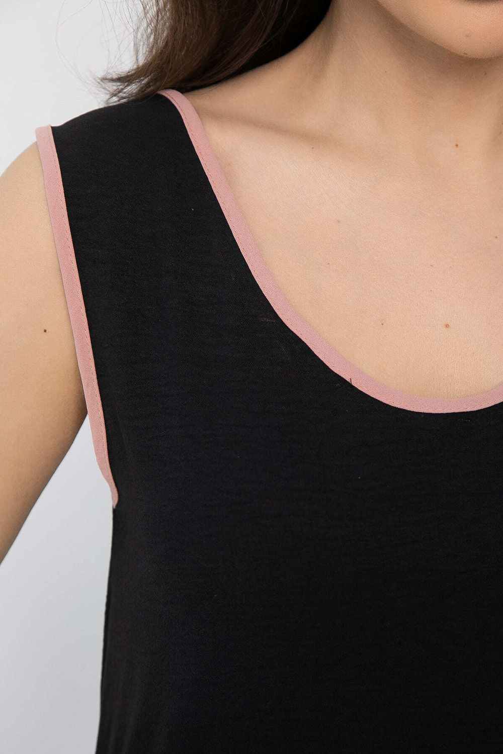 Сарафан Новый сезон (черно-розовый) П13630-10М LT Collection