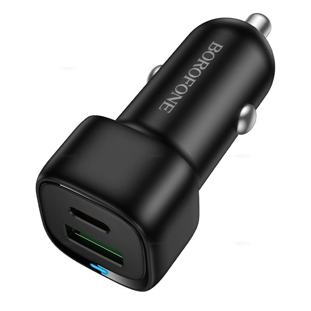 Автомобильное зарядное устройство Borofone BZ34B PD38W QC3.0 (black)
