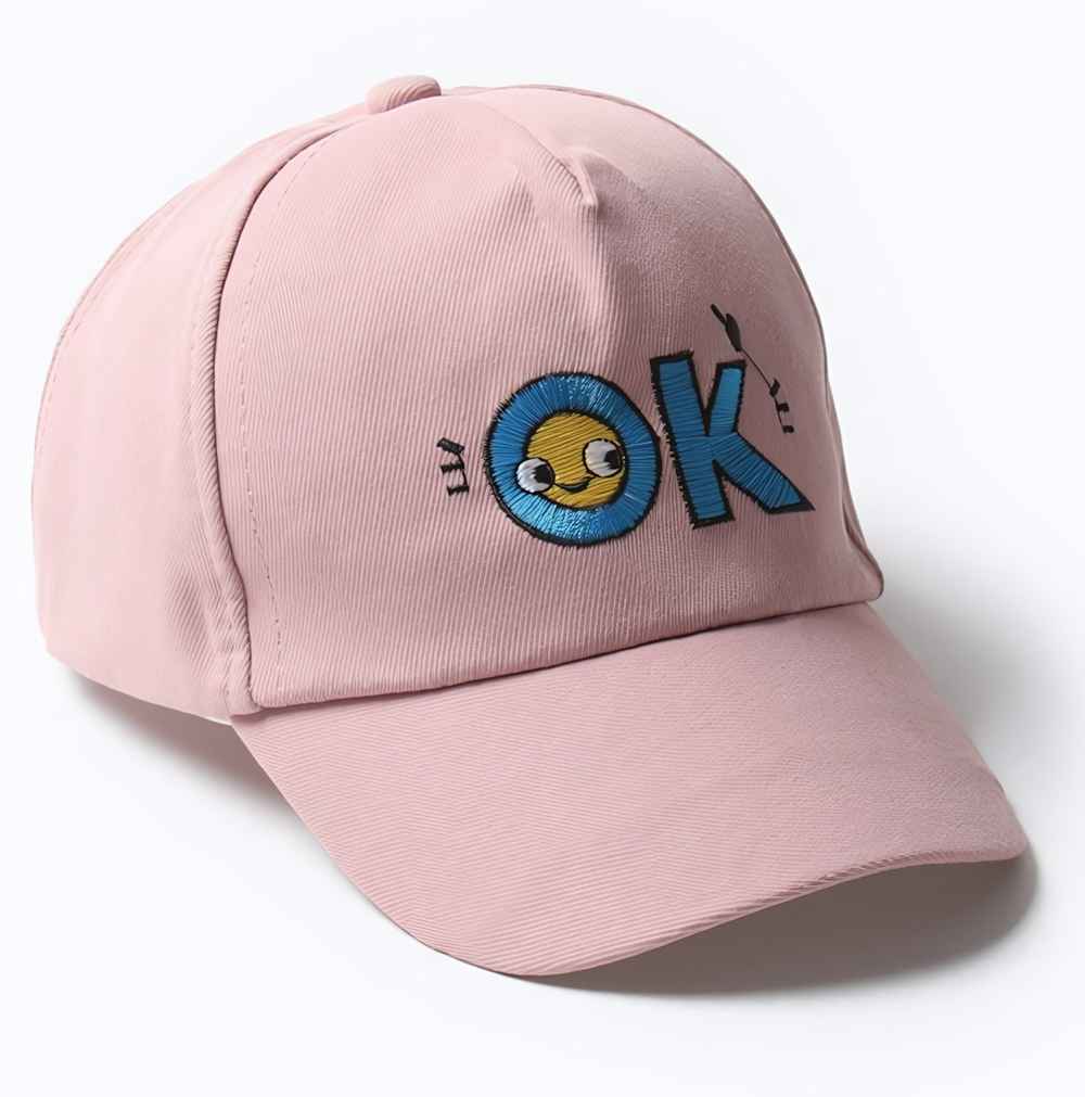 Кепка детская "ОК", цв. розовый, р. 44/ 9886902 MINAKU
