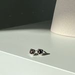 Серьги Crystal Square с раухтопазом