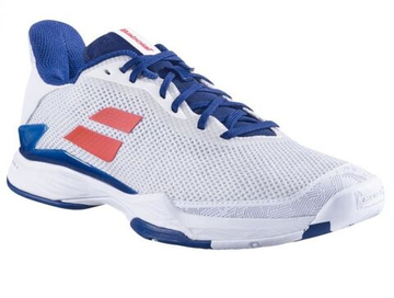 Мужские теннисные кроссовки Babolat Jet Tere All Court Men - white/estate blue