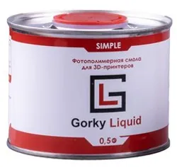 Фотография — Фотополимер Gorky Liquid Simple черный 0,5 кг