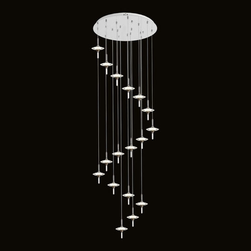 Подвесная светодиодная люстра Lussole LITTLEROCK LSP-7374
