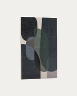 Nemsa абстрактный холст в сине-зеленых тонах, 90 x 60 см