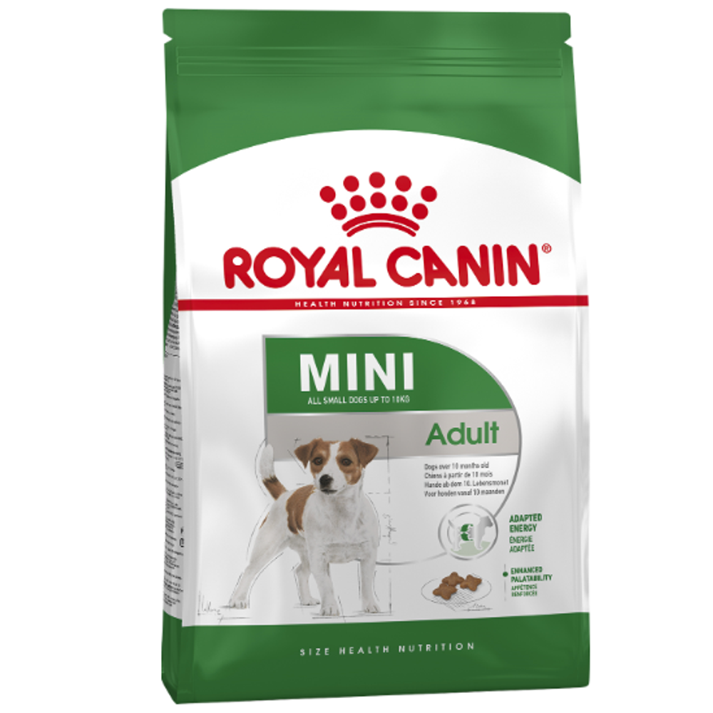 Royal canin mini adult 4 кг сухой корм для собак мелких пород с 10 месяцев до 8 лет 1х4